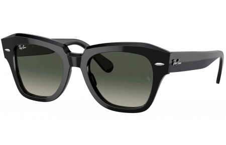 Gafas de Sol - Ray-Ban - RB2186 STATE STREET - 901/71 BLACK // GREY GRADIENT