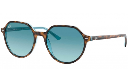 Gafas de Sol - Ray-Ban - RB2195 THALIA - 13163M HAVANA ON LIGHT BLUE // BLUE GRADIENT GREY