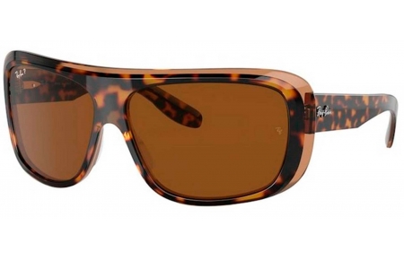 Gafas de Sol - Ray-Ban - RB2196 BLAIR - 1292B1 HAVANA ON TRANSPARENT BROWN // DARK GREY