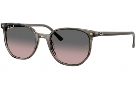 Gafas de Sol - Ray-Ban - RB2197 ELLIOT - 1438M3  STRIPED GREY // GREY GRADIENT POLARIZED
