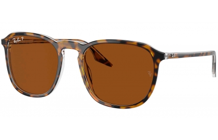 Gafas de Sol - Ray-Ban - RB2203 - 139357 HAVANA ON TRANSPARENT // BROWN POLARIZED