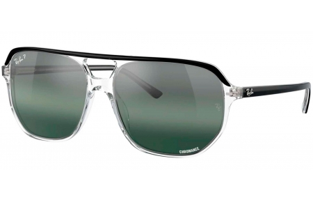 Gafas de Sol - Ray-Ban - RB2205 BILL ONE - 1294G6  BLACK ON TRANSPARENT // GRADIENT DARK BLUE POLARIZED