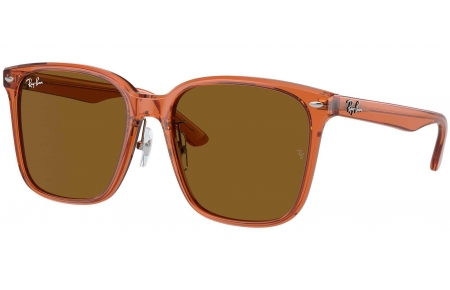 Gafas de Sol - Ray-Ban - RB2206D - 663673  TRANSPARENT BROWN // DARK BROWN