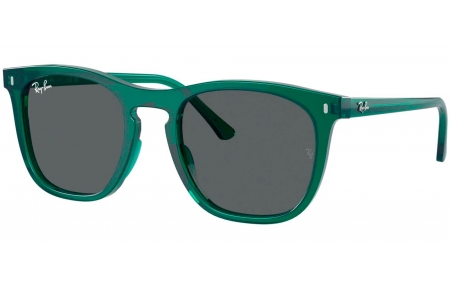 Gafas de Sol - Ray-Ban - RB2210 - 6615B1  TRANSPARENT GREEN // DARK GREY