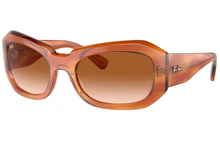 Gafas de Sol - Ray-Ban - RB2212 BEATE - 140351  STRIPED BROWN // BROWN GRADIENT ANTIREFLECTION