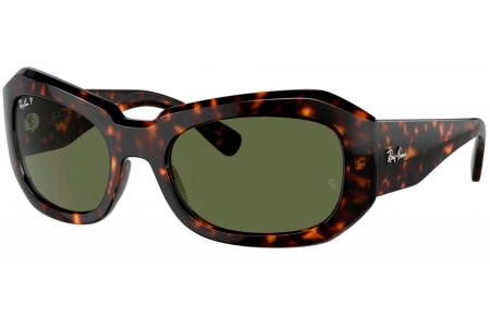 Gafas de Sol - Ray-Ban - RB2212 BEATE - 902/58 HAVANA // DARK GREEN POLARIZED