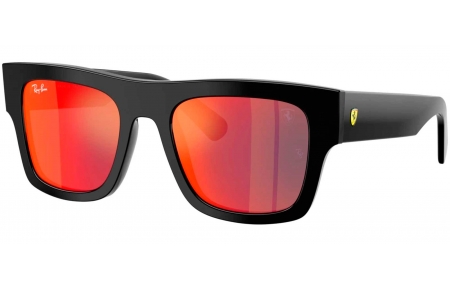 Gafas de Sol - Ray-Ban - RB2217M - F6016P  BLACK // BLUE RED MIRROR GREY