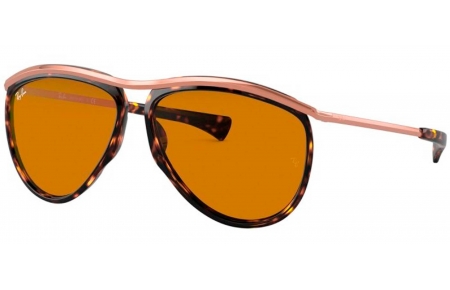 Gafas de Sol - Ray-Ban - RB2219 OLYMPIAN AVIATOR - 130933 SHINY HAVANA // BROWN