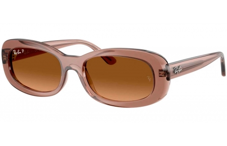 Gafas de Sol - Ray-Ban - RB2221 - 6827M2  TRANSPARENT BEIGE // BROWN GRADIENT POLARIZED