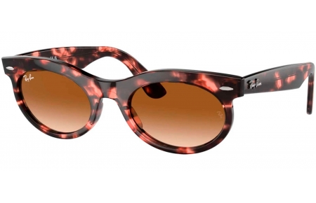 Gafas de Sol - Ray-Ban - RB2242 WAYFARER OVAL - 133451  HAVANA PINK // BROWN GRADIENT ANTIREFLECTION
