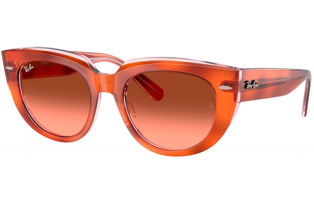 Gafas de Sol - Ray-Ban - RB2286 DOREEN - 1415A5  RED HAVANA ON TRANSPARENT MULTICOLOR // BROWN GRADIENT PINK