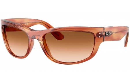 Gafas de Sol - Ray-Ban - RB2289 MEGA BALORAMA - 140351  STRIPED BROWN // BROWN GRADIENT TRANSPARENT