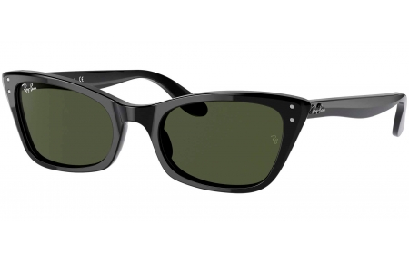 Gafas de Sol - Ray-Ban - RB2299 LADY BURBANK - 901/31 BLACK // GREEN