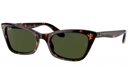 Gafas de Sol - Ray-Ban - RB2299 LADY BURBANK - 902/31 HAVANA // GREEN