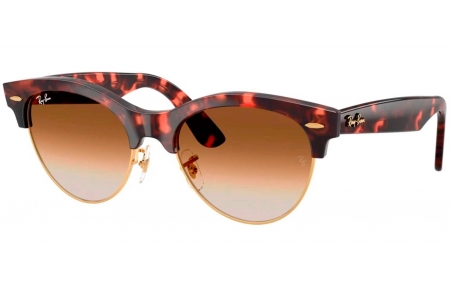 Gafas de Sol - Ray-Ban - RB2341 CLUBMASTER WAY - 143251  PINK HAVANA ON GOLD // BROWN GRADIENT
