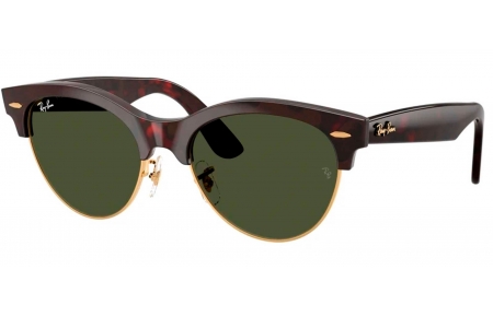 Gafas de Sol - Ray-Ban - RB2341 CLUBMASTER WAY - 990/31  RED HAVANA ON GOLD // GREEN