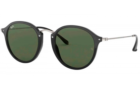 Gafas de Sol - Ray-Ban - RB2447 ROUND - 901 BLACK // GREEN