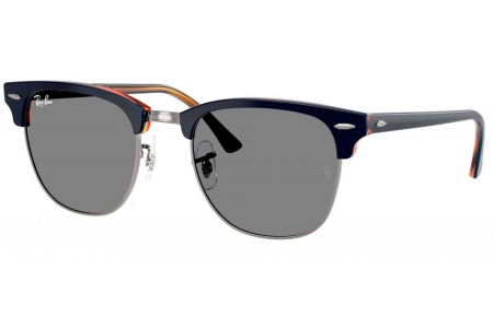 Gafas de Sol - Ray-Ban - RB3016 CLUBMASTER - 1278B1  BLUE ON GUNMETAL // DARK GREY