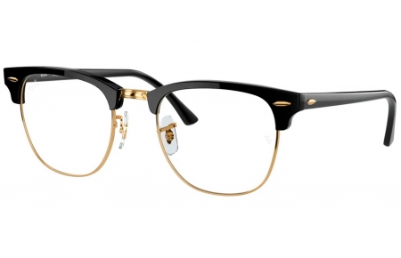 Gafas de Sol - Ray-Ban - RB3016 CLUBMASTER - 901/BF BLACK // CLEAR BLUE