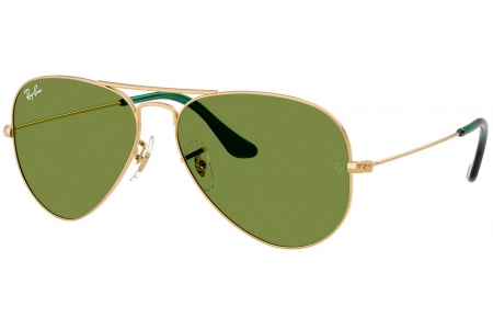Gafas de Sol - Ray-Ban - RB3025 AVIATOR LARGE METAL - 001/4E ARISTA GOLD // GREEN