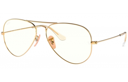 Gafas de Sol - Ray-Ban - RB3025 AVIATOR LARGE METAL - 001/5F SHINY GOLD // PHOTOCROMATIC GREY