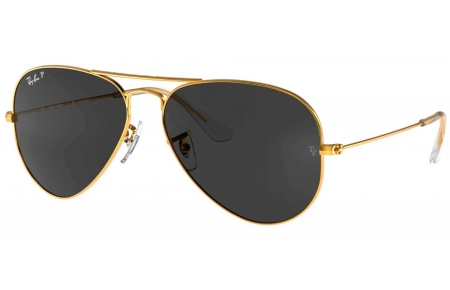Gafas de Sol - Ray-Ban - RB3025 AVIATOR LARGE METAL - 919648 LEGEND GOLD // BLACK POLARIZED