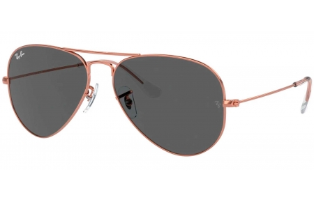 Gafas de Sol - Ray-Ban - RB3025 AVIATOR LARGE METAL - 9202B1  ROSE GOLD // DARK GREY