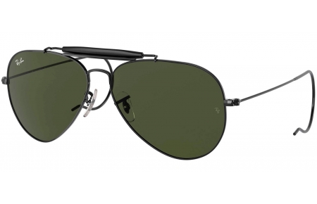 Gafas de Sol - Ray-Ban - RB3030 OUTDOORSMAN - L9500 BLACK // CRYSTAL GREEN