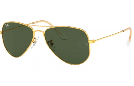 Gafas de Sol - Ray-Ban - RB3044 AVIATOR SMALL METAL - L0207 ARISTA // CRYSTAL GREEN