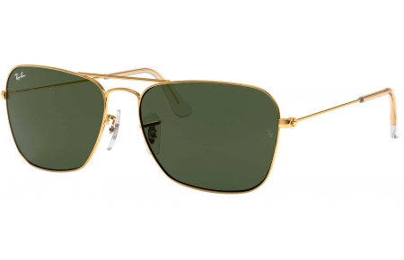 Gafas de Sol - Ray-Ban - RB3136 CARAVAN - 001 ARISTA // CRYSTAL GREEN