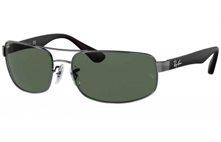 Gafas de Sol - Ray-Ban - RB3445 - 004 GUNMETAL // CRYSTAL GREEN