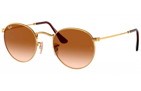 Gafas de Sol - Ray-Ban - RB3447 ROUND METAL - 001/51 GOLD // BROWN GRADIENT