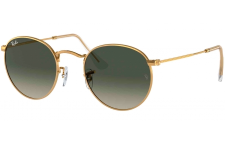 Gafas de Sol - Ray-Ban - RB3447 ROUND METAL - 001/71 GOLD // GREY GRADIENT