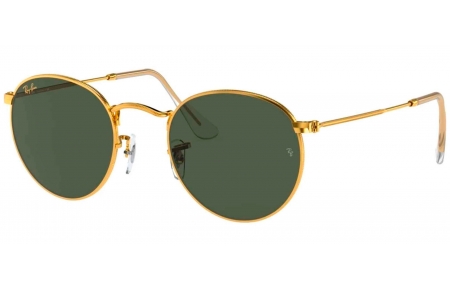 Gafas de Sol - Ray-Ban - RB3447 ROUND METAL - 919631 LEGEND GOLD // GREEN