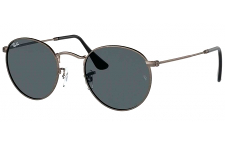 Gafas de Sol - Ray-Ban - RB3447 ROUND METAL - 9229B1 ANTIQUE GUNMETAL // DARK GREY