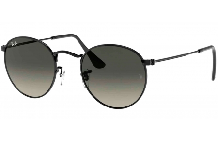 Gafas de Sol - Ray-Ban - RB3447N ROUND METAL - 002/71 BLACK // GREY GREEN