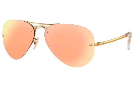 Gafas de Sol - Ray-Ban - RB3449 - 001/2Y GOLD // COPPER MIRROR