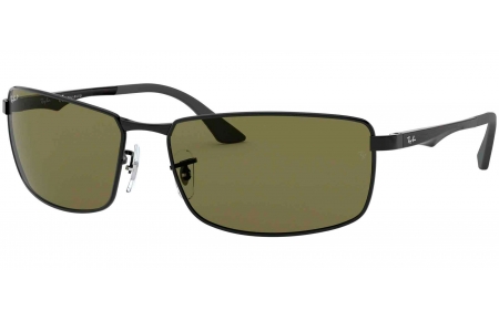 Gafas de Sol - Ray-Ban - RB3498 - 002/9A BLACK // GREEN POLARIZED