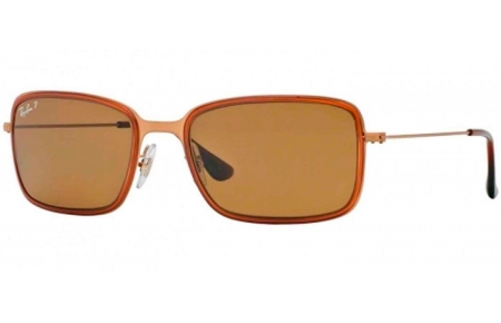 Gafas de Sol - Ray-Ban - RB3514M - 149/83 SANDBLAST GOLD // BROWN POLARIZED