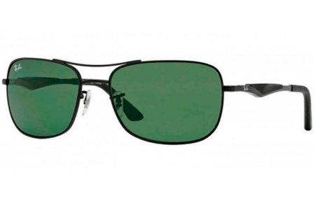 Gafas de Sol - Ray-Ban - RB3515 - 006/9A  MATTE BLACK // GREEN POLARIZED