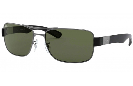 Gafas de Sol - Ray-Ban - RB3522 - 004/9A GUNMETAL // GREEN POLARIZED