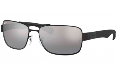 Gafas de Sol - Ray-Ban - RB3522 - 006/82 MATTE BLACK // GREY MIRROR SILVER POLARIZED