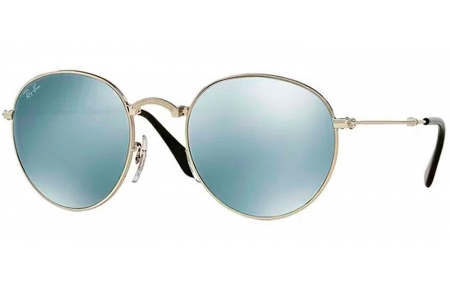 Gafas de Sol - Ray-Ban - RB3532 FOLDING - 003/30 SILVER // LIGHT GREEN MIRROR SILVER