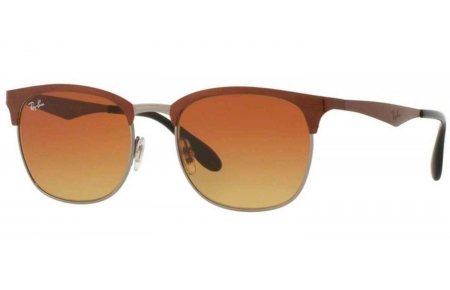 Gafas de Sol - Ray-Ban - RB3538 - 188/13 TOP BROWN ON GUNMETAL // LIGHT BROWN GRADIENT BROWN