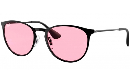 Gafas de Sol - Ray-Ban - RB3539 ERIKA METAL - 002/Q3 BLACK // EVOLVE PHOTOCROMIC PINK TO BLUE