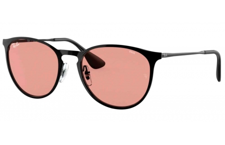 Gafas de Sol - Ray-Ban - RB3539 ERIKA METAL - 002/Q4 BLACK // EVOLVE PHOTOCROMIC BROWN TO DARK BROWN