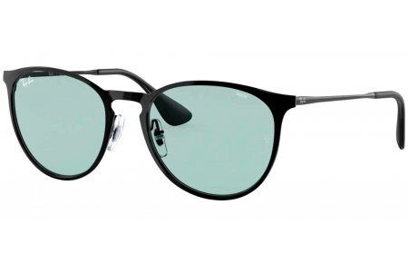 Gafas de Sol - Ray-Ban - RB3539 ERIKA METAL - 002/Q5 BLACK // EVOLVE PHOTOCROMIC GREEN TO BLUE
