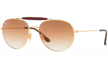 Gafas de Sol - Ray-Ban - RB3540 - 001/51 GOLD // BROWN GRADIENT
