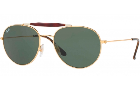 Gafas de Sol - Ray-Ban - RB3540 - 001 GOLD // GREEN