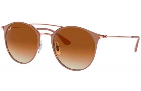 Gafas de Sol - Ray-Ban - RB3546 - 907151 COPPER TOP ON BEIGE // CLEAR GRADIENT BROWN